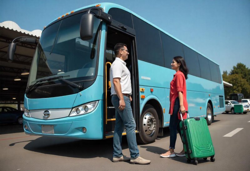 รถบัสทัวร์ท่องเที่ยว